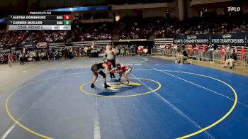 G 120 lbs Cons. Round 5 - Carmen Mueller, Baton Rouge Girls vs Aleyna Dominguez, North Vermilion Girls
