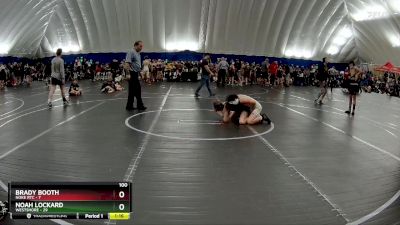 100 lbs Round 5 (8 Team) - Noah Lockard, Westshore vs Brady Booth, Noke RTC