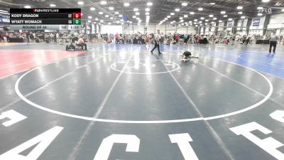 106 lbs Round Of 64 - Kody Dragon, CT vs Wyatt Womack, GA