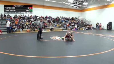 85 lbs 3rd Place Match - Kipten Ries, East Buchanan vs Esai Koethe, Big Game Wrestling Club