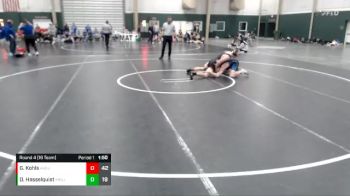 150 lbs Round 4 (16 Team) - Drake Hasselquist, Kearney JV vs Gabe Kohls, Augusta