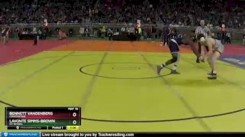 D3-189 lbs Champ. Round 1 - Bennett VandenBerg, Constantine vs Lavonte Simms-Brown, Mt Morris