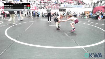 52 lbs Quarterfinal - Finlee Sellers, Rough Riders vs Bodee Coffman, Piedmont