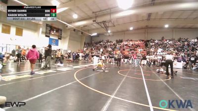 84 lbs Semifinal - Ryker Dawes, Keystone Kids Wrestling Club vs Kason Wolfe, Keystone Kids Wrestling Club