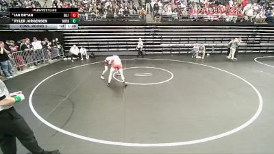 3A 132 lbs Cons. Round 3 - Ian Bryan, Delta vs Ryler Jorgensen, Morgan