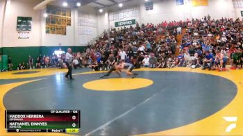 126 lbs Champ. Round 2 - Maddox Herrera, Esperanza vs Nathaniel Dinnyes, Hamilton