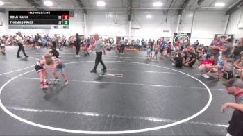 49 lbs Round 4 - Thomas Price, Jet Westling vs Cole Hahn, Backyard Brawlers