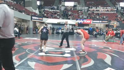 G - 155 lbs Champ. Round 2 - Lucy Armstrong, Conrad (Girls) vs Piper Adams, Polson (Girls)