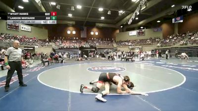 3A 157 lbs Cons. Round 2 - Landon Whitaker, Juab vs Wyatt Hanks, Manti