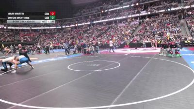 126-2A Semifinal - Orion Martinez, Las Animas vs Liam Martin, Cedaredge
