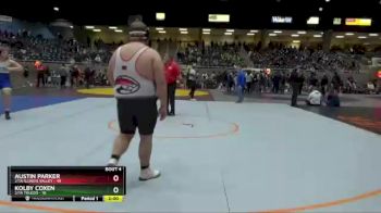 285 lbs Quarterfinals (8 Team) - Kolby Coxen, 2/1A Toledo vs Austin Parker, 2/1A Illinois Valley