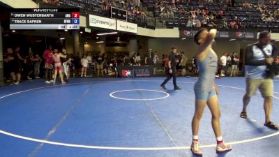 105 lbs Champ. Rd Of 16 - Owen Wusterbarth, Askren Wrestling Academy vs Trace Safken, Black Fox Wrestling Academy