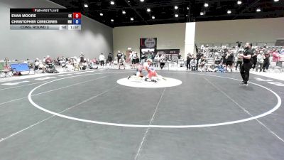 150 lbs Cons. Round 3 - Evan Moore, OK vs Christopher Cereceres, NM