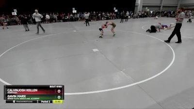 92 lbs Champ. Round 2 - CalvinJosh Kellen, Nebraska vs Gavin Marx, Berge Elite Wrestling Academy