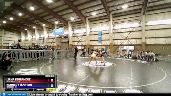 140 lbs Round 2 (6 Team) - Kennedy Blanton, Oregon vs Liana Fernandez, New Mexico