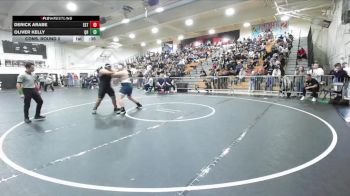 285 lbs Cons. Round 2 - Derick Arabe, Estancia vs Oliver Kelly, Quartz Hill