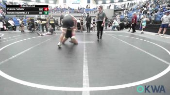 150 lbs Rr Rnd 2 - Joslyn Cheney, Blackwell Wrestling Club vs Kenzie Hartfield 2, OKC Saints Wrestling