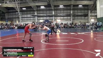 149 lbs Cons. Round 3 - A.J. Pagliarulo, U.S. Coast Guard Academy vs CJ Christopher Shea, Wesleyan University (Connecticut)