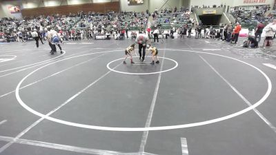 40 lbs Quarterfinal - Paige Tcherneshoff, Battle Mountain WC vs Hudson Thurman, Argonaut Jr Mustangs