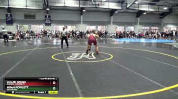 184 lbs Champ. Round 2 - Noah Rowlett, Bellarmine vs Logan Gross, Gannon University