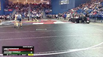 285 lbs Champ. Round 2 - Matthew Connolly, Malvern Prep vs Jake O`Donoghue, St Marks