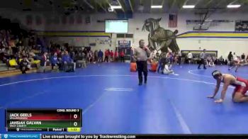 195 lbs Cons. Round 3 - Jack Geels, Williamsburg vs Jahsiah Galvan, West Liberty