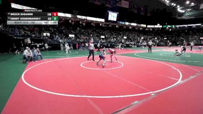 102 lbs Cons. Round 4 - Brock Shearer, FOWCA vs Henry Hodermarsky, SLN1