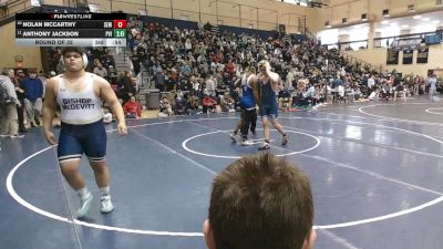 285 lbs Round Of 32 - Kurtis Crossman, Easton vs Christopher Thompson, Bishop McDevitt