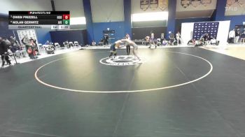 184 lbs Quarterfinal - Owen Frizzell, Heidelberg vs Nolan Gerwitz, Averett