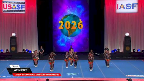 Latin Fire [2026 L6 International Open Coed Non Tumbling Finals] 2026 The Cheerleading Worlds