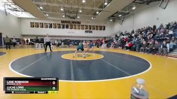 150 lbs Quarterfinal - Lane Robinson, Episcopal Hs Tx vs Lucas Long, The Oakridge School
