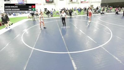 16U BOYS HARD LUCK - 149.6-156.4 Champ. Round 2 - Raif Robinson, Alabama Takedown Academy vs Grady Bentrott, Ballard Wrestling Club