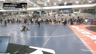 77.4-85 lbs Cons. Semis - Emery McQuillen, Victory Wrestling Club - VTC vs Brodie McDaniel, Spring Hills Wrestling