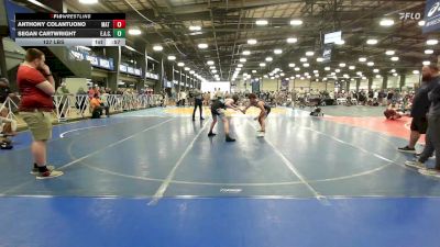 127 lbs Rr Rnd 2 - Anthony Colantuono, Mat Warriors PWC MS vs Segan Cartwright, Elite Athletic Club Bad Boys