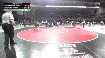 115 lbs 5th Place Match - Madilynn Martin, Oakmont vs Gabriela Stallings, Lincoln (Stockton)