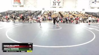 87 lbs Quarterfinal - Gerald Thompson, Journeymen Wrestling Club vs Mason DellaPenta, Eden Wrestling Club