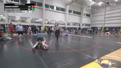 110 lbs Quarterfinal - Carter Schmidt, Gilbertsville vs Matthew Imbimbo, Millington