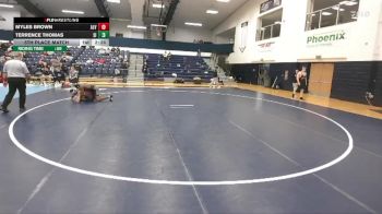 197 lbs 5th Place Match - Terrence Thomas, Stevens vs Myles Brown, Alvernia