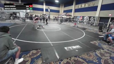 215 lbs Consi Of 8 #2 - Devin Hinman, Redmond HS vs Jeshua Najera, Takedown Express