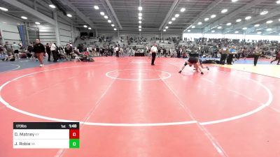 170 lbs Quarterfinal - Dalton Matney, KY vs Jake Robie, VA