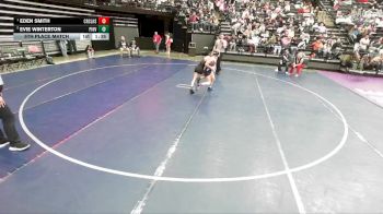 4A 100 lbs 5th Place Match - Evie Winterton, Pine View vs Eden Smith, Crimson Cliffs High