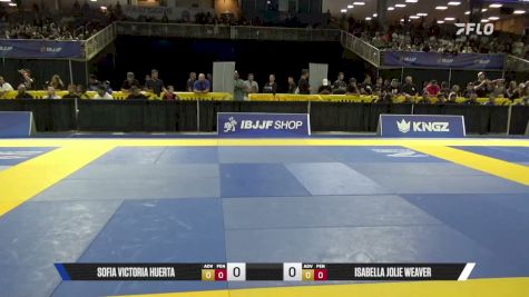 Sofia Victoria Huerta vs Isabella Jolie Weaver 2026 Pan Kids Jiu-Jitsu IBJJF Championship