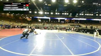 110 lbs Cons. Round 2 - Karissa Fogarty, Indian Land vs Journey Flannery, Yulee