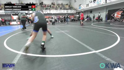 140 lbs Consi Of 4 - Bentley Tumelson, Fort Gibson Youth Wrestling vs Lawson Lonsdale, Berryhill Wrestling Club