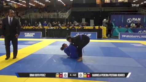 Gabriela Pereira Pestana Soares vs Sinai Soto Perez 2025 Pan Jiu Jitsu IBJJF Championship