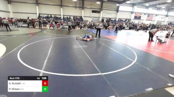 138 lbs Round Of 16 - Sabian Russell, Live Training vs Pody Wilson, Naz Grapplers
