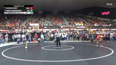 113 lbs Cons. Round 1 - Carlson Britt, Columbus Hs vs Kasey Rohrbough, Scott Community Hs