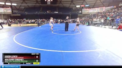 86 lbs Champ. Round 1 - Jaxon Lynch, Punisher Wrestling Company vs Benjamin Chromey, South West Washington Wrestling Club