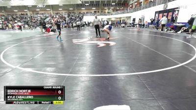 141 lbs Champ. Round 1 - Edrich Nortje, Dickinson State (N.D.) vs Kyle Caballero, Oklahoma City