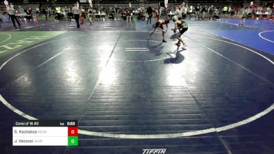 91 lbs Consi Of 16 #2 - Shane Kostakos, Mount Olive vs J. Mako Vezzosi, Shore Thing